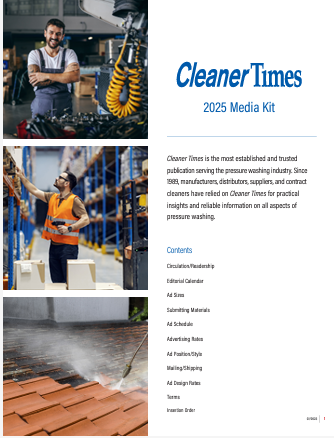 2023 Cleaner Times media kit - Advertising