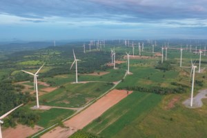 Wind Turbines stock image