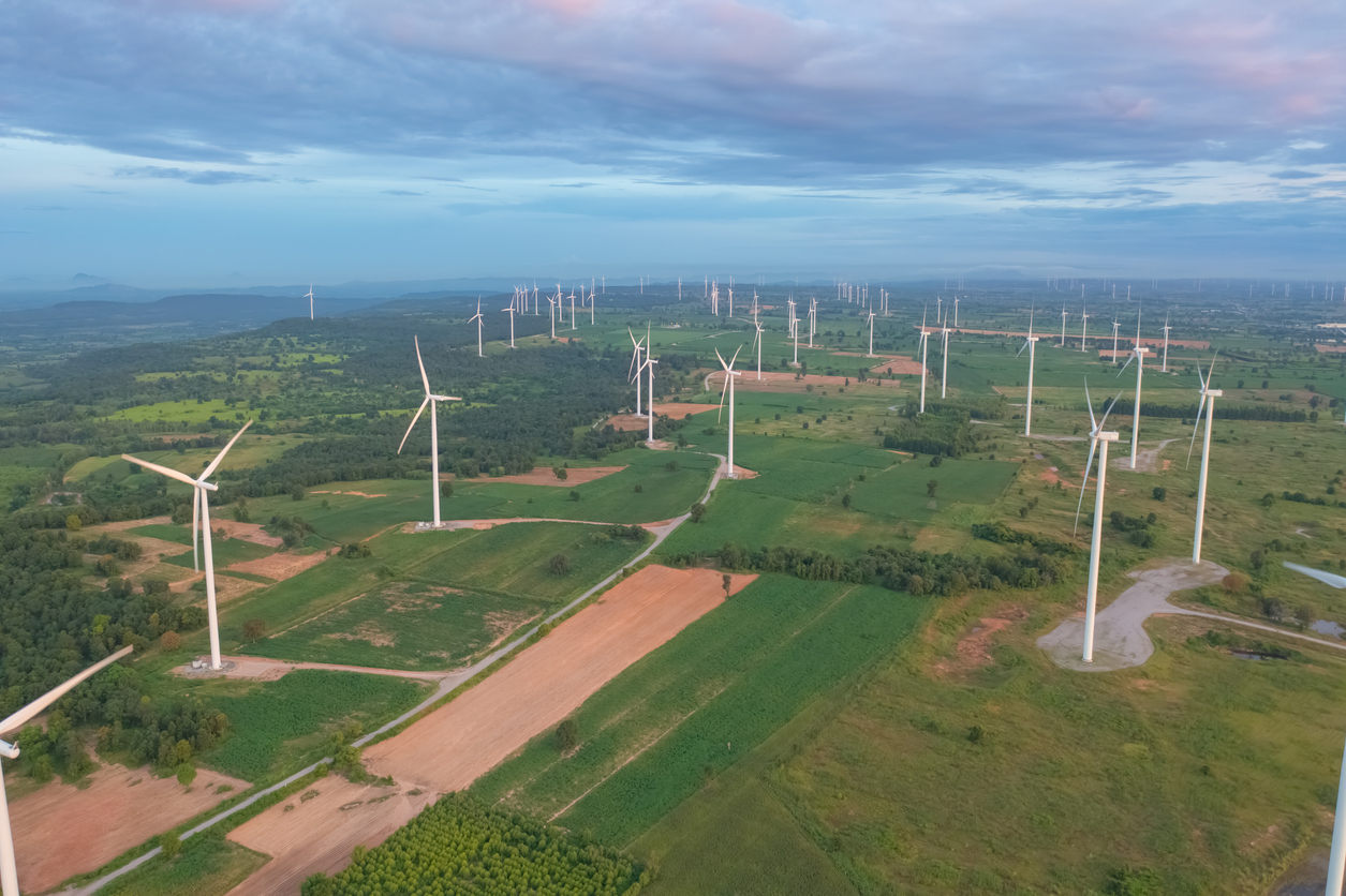 Wind Turbines Stock Image