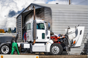 fleet washing stock image