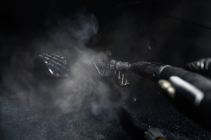 Steam Cleaning Stock Image